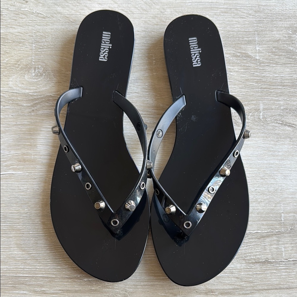 Melissa Black Studded Women's Sandals